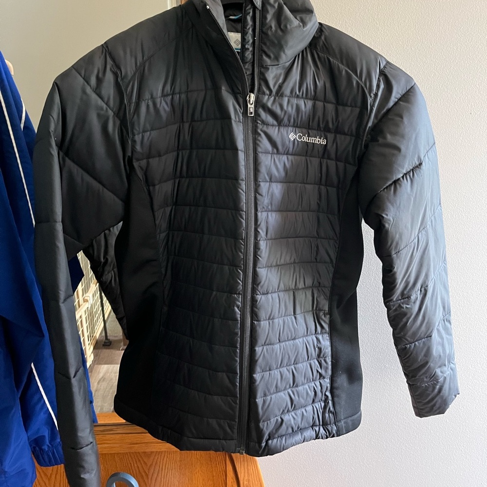 Womens Columbia winter coat black size small